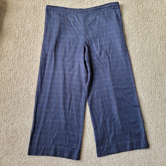 Eskandar Cashmere Plaid Drawstring Pants - Picture 2 of 9
